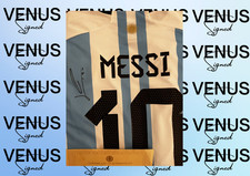 Lionel Messi HAND-SIGNED ARGENTINA SHIRT + COA included + PROOF PHOTO picture