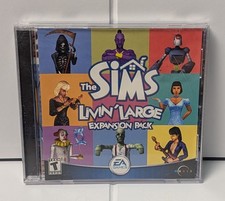 The Sims Livin Large Expansion Pack PC CD-ROM Video Game Original EA Maxis picture