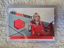 2012 Cryptozoic Big Bang Theory Bernadette’s Red Scarf Wardrobe Card M-13 picture