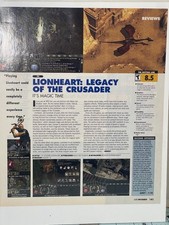 2003 Game Informer Magazine PC Lionheart: Legacy of Crusader Review Page picture