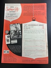 1963 NRA Christmas Original Vintage Print Ad Magazine National Rifle Association picture