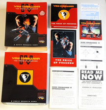 WING COMMANDER IV The Price of Freedom PC/DOS Vtg Big Box VIDEO GAME (w/Inserts) picture