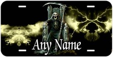 Reaper King Any Name Personalized Novelty Car License Plate picture
