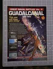 Guadalcanal Great Naval Battles 1993 Print Ad 90’s Video Game Advertisement picture