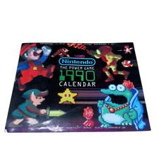 1990 Nintendo Power Calendar Original The Power Game picture