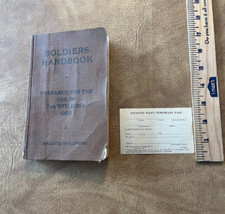 Soldiers Handbook Prepared For The  Use Of Fourth Army 1933 Vintage Military picture