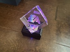 EA Games 20th Anniversary Employees Gift Cube Changing Colors  W/ Box VERY RARE  picture
