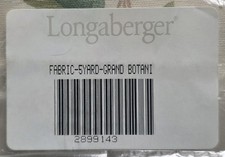 Longaberger 5-Yard Grand Botani Multicolor Floral Botanical Clothing Fabric picture