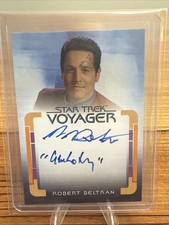 2026 Rittenhouse Star Trek Voyager Archives Robert Beltran Auto Autograph Ins picture