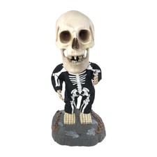 Gemmy Big Head Dancing Skeleton Sings Read Description picture