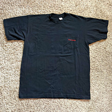 Rare Vintage Marlboro Black T-Shirt Adult XL Pocket Tee Made in USA 100% Cotton picture