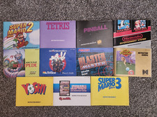 NES Instruction 11 Manual Lot Mario 2 3 Blaster Master Pinball Yoshi SUPER CLEAN picture