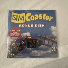 Sim Coaster Bonus Disk PC 2001 in Original Never Opened New picture