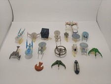 Star Trek Micro Machines Ship Miniatures Lot of 14 With Bases 4 No Bases Vtg picture