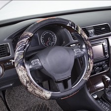 1PC Heavy Duty Truck Steering Wheel Cover Camo Green - Universal Fit, 21SWC75 picture