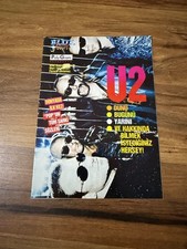 U2 Turkish Blue Jean Magazine PolyGram Special Rare Vintage Bono Edge Collectibl picture