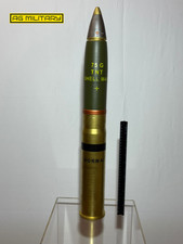 Sherman Tank M48 75mm H.E 3D Printed Display Model  Shell with Fuse picture