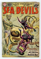Sea Devils #1 GD 2.0 1961 picture