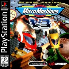 Micro Machines V3 - PS1 PS2 Playstation Game Only picture