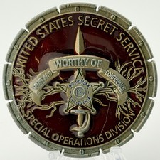 US Secret Service HAMMER SOD Special Operations Challenge Coin USSS 1.88 Inch picture