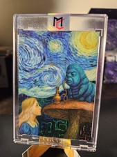 The Starry Night Encounter Masterpiece Cards Alice in Wonderland Escher Foil /99 picture