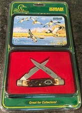 1998 SCHRADE USA Ducks Unlimited Special Edition 77UH Muskrat Sealed Clam Pack picture