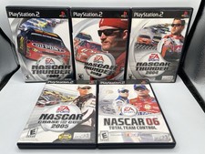NASCAR Thunder 2002-2004 and 2005-2006 PS2 PlayStation 2 Bundle All CIB picture