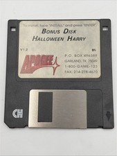 Halloween Harry Bonus Disc MS-DOS 3.5” Floppy Disc Apogee V1.2 Rare picture