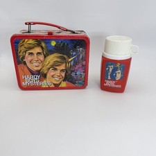 1977 Hardy Boys Mysteries Metal Lunchbox & Thermos King-Seeley Shaun Cassidy picture