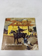 Walt Disney: Presenting Senor Zorro / Frees The Indians Disneyland Record 45 VG picture