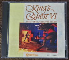 King's Quest VI 6 Heir Today, Gone Tomorrow Sierra (PC, 1993) CIB New Condition picture