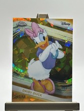 2025 Topps Chrome Disney Sapphire Daisy Duck Gold Refractor /50 #40 picture