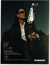 2011 SAMSON CT20 Tuner STEVE VAI magazine ad picture