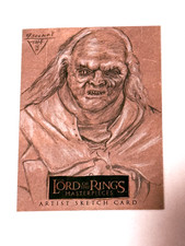Topps Lord Of The Rings Masterpieces Sketch Card Chuck Zsolnai picture