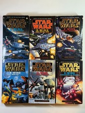 Star Wars X-Wing Lot 6 Books 3 4 5 6 8 9 Stackpole Allston Bantam Paperback picture