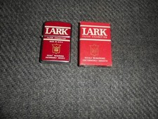 VINTAGE LARK CIGARETTES ADVERTISING FLIP TOP LIGHTER UNUSED W/ ORIGINAL BOX NOS picture