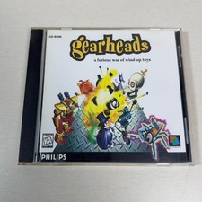 Gearheads PC CD-ROM Windows 95 1996 Philips Media K-A Ages 6+ Vintage Video Game picture