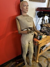 Mannequin Male German French 19th Cent museum quality Original Head Rare $2250 picture