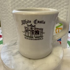 Vintage 1920’s -30’s WHITE CASTLE Coffee Shaving Mug Coffee Cup D. E. McNICOL picture