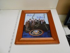 The West Wing Multi-Colored Sharpie Signed Cast Photo - Framed picture
