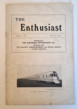 1937 The Enthusiast Railroad Magazine January Burlington Denver Zephyr picture