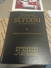 Slydini Deluxe Collector's Edition The Annotated Magic of Slydini HC DJ 2001 OOP picture