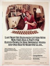 1983 Compuserve Electronic Mail System Network - Vintage Computer Technology Ad picture