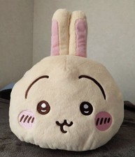 Chiikawa Usagi Rabbit Face Dome Cushion 30cm x 37cm Big Plush NWT - US Seller picture