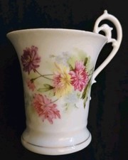 1920s  Vintage Floral  👑 👑 👑 Three Crown China  - Shaving 🪒Mug / Germany picture