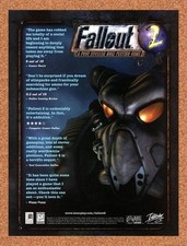 1999 Fallout 2 PC Original Advertisement / Retro Promo v3 picture