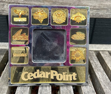 Cedar Point Photo Frame Display Picture 1990s Vintage Theme Park Souvenir Rides picture