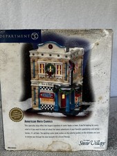 Dept 56 American Hero Comics Snow Village *Never Displayed*styrofoam/no sleeve picture