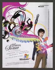 Microsoft Windows XP Operating System PC Promo Ad Art Print Poster - Glossy (B) picture
