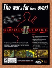 2002 Sudden Strike II PC Original Advertisement / Retro Promo v1 picture